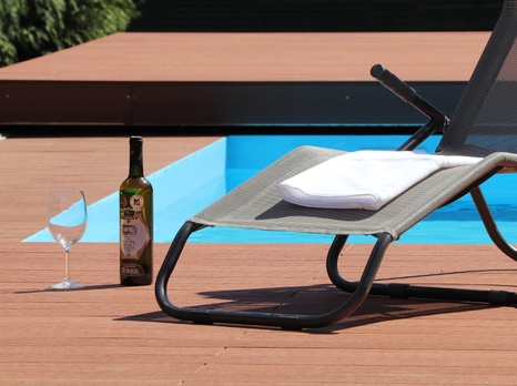 Pojízdná terasa z WPC